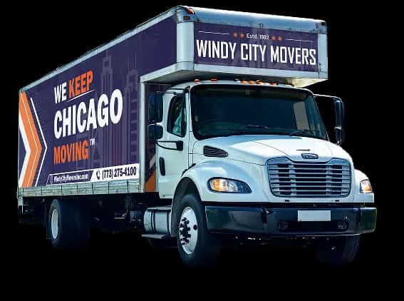 Windy City Movers truck - We Keep Chicago Moving