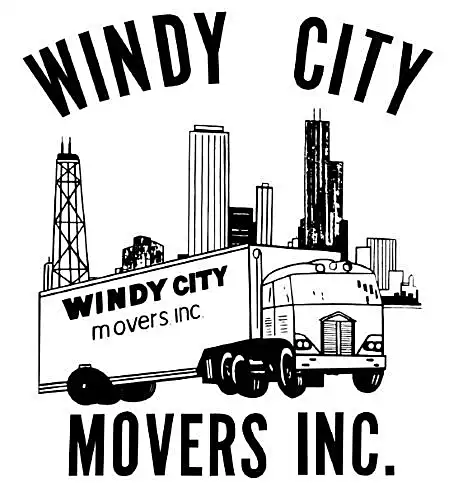 Windy City Movers founders with their first truck in 1982